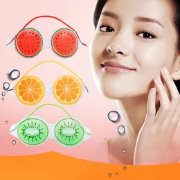 DHL Fruit Shape Ice Mask Goggles Eye Gel Hot and Cool Remove Dark Circles Relieve Eye Fatigue Sleep