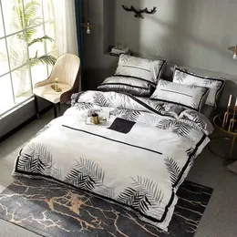 Set di biancheria da letto in cotone Queen Size Copripiumino per adulti di design per adulti Federe per cuscini Duvet302q