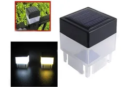 Led solar staket ljus utomhus LED Solar LED Solar Post Cap Light för smidesjärn Fäste Front Yard Backyards Gate Landskapsarkitektur bosatt