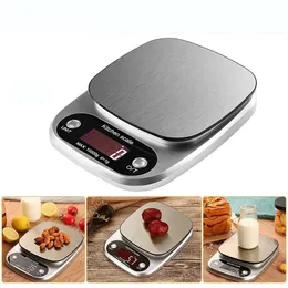 3/5/10kg 0.1g Household Kitchen Scales Electronic Food Scales Diet Scale Measuring Tool LCD Digital Weighing