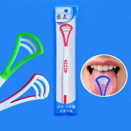 Dentypicks pincel de lingüeta limpeza raspador de grau alimentício único higiene oral cuidado para manter o fôlego fresco