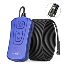 1,5 m kabellängd Dubbel lins USB Endoskop WiFi Sewer Inspection Camera IP67 Borescope Typ C Endoskop för smartphone Dual Lens Cam PQ310