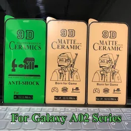 9D Ceramics Film Matte Skärmskydd HD-provskyddsexplosion Fullt skydd för Samsung Galaxy Not 21 Fe 20 A02 A12 A22 A32 A42 A52 A72 A82 A92