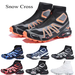2023winter Snow Shoes Snowcross CS Trailmen Boots Black Volt Blue Red Sock Chaussures Mens Trainers Boot Shoes