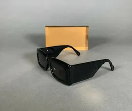 Top Luxus 0811S 001 Schwarz Grau Rechteck Damen Sonnenbrille 53 mm Sommer Sonnenbrille Mann Frau Unisex Mode Brille Retro Kleiner quadratischer Rahmen Design UV400