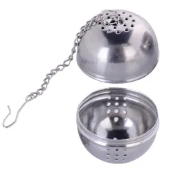 2020 New Essential Stainless Steel Ball Tea Infuser Mesh Filter Strainer w/hook Loose Tea Leaf Spice Home Kitchen Accessories