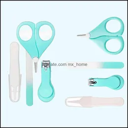 Grooming Set Health Care Baby, Kids Maternity 4 2st Baby Nail Scissors Gorgeous Safety Cutter Suit Nyfödd rengöring av släpp 2021 5