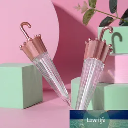 5,5 ml paraplyformad läppglansrör Tomma kosmetiska läppglasyrbehållare Rose Gold Lipstick Lipgloss Flaskor Makeup Tillbehör