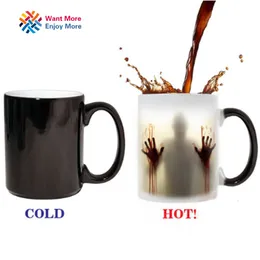 The Walking Dead Mug Colour Cambia il calore Ceramico Sensibile da 11 once di tazza da caffè a sorpresa Y200106