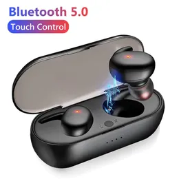 TWS-4 Y30 Bluetooth 5.0 hörlurar Trådlös hörlurar Stereo Sports Vattentäta öronsnäckor med mikrofon för smartphone i låda