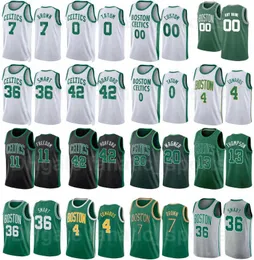 75 주년 기념 농구 프린트 알 Horford Jersey Marcus 스마트 Jayson Tatum Romeo Langford Grant Williams Dennis Schroder Jaylen Brown Aaron Nesmith 판매