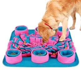 Dog Puzzle Interactive Pet Food Dispenser Brinquedo com antiderrapante Voltar Lento Alimentação Cachorro Cão Brinquedos Aumentar IQ Big Dog Brinquedos LJ201028