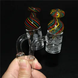 Neues Smoking Quartz Banger Nail Carb Cap Set 25mm Quarznägel 14mm 18mm Männlich Weiblich Terp Perlen für Glasbongs Dab Rigs Wasserpfeife Shisha