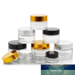 20 st 5g 10g 20g 30g 50g Portable Empty Clear Glass Jar Pot Cosmetic Containers Lotion Exempel flaskor Travel Salta Cream Box