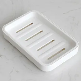 Ny Badrum Tvål Dish Plate Case Home Shower Travel Vandring Plast Tvål Hållare Container Non Slip Boxes Rack Dispenser BH4276 TYJ