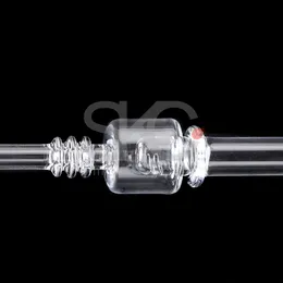 Quartz NC vattenpipor Tillbehör Mini Dab Straw Tube Glas Vattenpipor Oljeriggar för rökning