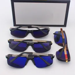 2021 Lyxmärke Designer Solglasögon Toppkvalitet Man och Kvinna Polariserad Stor Frame Square Outdoor Fashion Glasögon Lämplig för Shopping