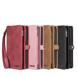 Abnehmbare Brieftasche Magnetische Fällen Karte Slots Leder Abdeckung Tasche Für Samsung Galaxy A51 A71 A52 A72 A32 A22 A12 A30S s20 S21