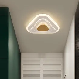 天井照明ベッドルームリビングルーム用モダンなLEDランプラウンドスクエア長方形の形状屋内照明ランプドロップDeckenleuchten
