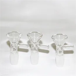 Funnel 14mm 18mm Glass Bowls For Bongs Male Joint Smoking Pipe For Glass Bongs Oil Rigs Water Pipes