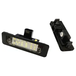 1 SET BIL LED -registreringsskyltljuslampa för Ford Mustang Fusion Flex Taurus för Lincoln MKS MKZ MKT MKX