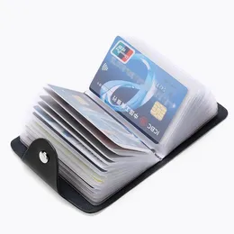 Kreditkort ID Wallet Cash Holder Organizer Case Bags Business Credit Äldre Bank Bekväm att använda Big Bowl