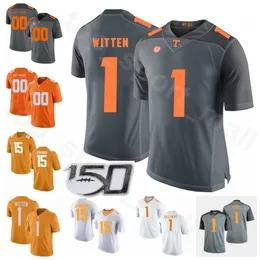 Дети Женщины Мужчины NCAA Football Tennessee Volunteers College 1 Jason Witten Jersey 15 Jauan Jennings 1 Jalen Hurd 27 Al Wilson Marquez Callaway