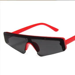 Mode Halb-Rahmen rechteck Quadrat Sonnenbrille Frauen männer Marke Retro hip hop hippie Fahren Sonnenbrille schnelle schiff