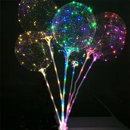 Wedding decoration inverted warehouse colorful balloon flashing balloon Light balloon Bobo ball night market luminous toys T3I51581