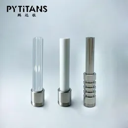 Rökning Tillbehör Tråd Titanium Keramiska Quartz Tips Naglar för kit Micro Bangers 4 Kit GR2