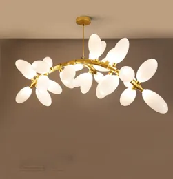 Modern Egg Shaped LED Pendant Lights Fashion Spiral LED Pendant Lamp for Bedroom Restaurant Bar Decor Hanging Pendant Lamps