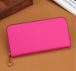 2020 free shipping Wholesale lady long wallet multicolor coin purse Card holder original women classic zipper pocke S36