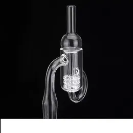 New Diamond Knot Loop Quartz Banger Smoke rimovibile con inserto in vetro Bubble Carb Cap 10/14m / 18mm Maschio Femmina Giunto trasparente