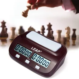 Leap Digital Professional Chessの時計の時計数を減らすタイマースポーツ電子チェス時計i-GoコンペティションボードゲームチェスウォッチLJ201212