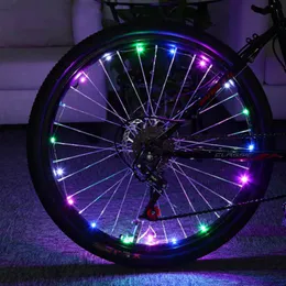Bisiklet 20 LED'ler Güvenlik Tekerlek Işık Konuştu - Colormix