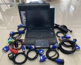 Ferramenta de diagnóstico diesel para caminhão, protocolo dpa5, reparo de scanner de diagnóstico pesado com laptop t410 i5 4g, conjunto completo de cabos