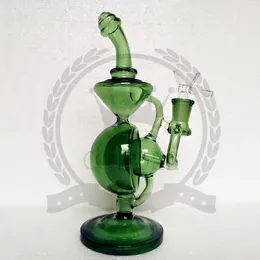 Corona Glass Bong Hot Sprzedaj 12 "Bongs Triple Perc Ptak Klein Recycler Różowy Tall Bong Hitman Ramion Mini Purpurowy Rig Oil Dab Kolor Bongs