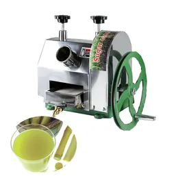 CE 304 50kg/h Commercial Manual Sugarcane Juicer Sugar Cane Grind Press Machine Extractor Squeezer Handwheel