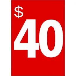$ 40 знак карты знак карты A4 плакат акция рекламы реклама цена тега бумаги супермаркет магазин потолочная полка счетчик столик баннер