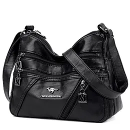 Hig Quality Soft Leather Luxury Purses and Handbags Womens Bags Designer Multi-pocket Crossbody Shoulder Bags for Women 2023 Sac