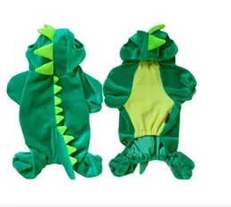 Hurtownia Dog Pet Halloween Kostium XS S M L XL Psy Green Coat Stroje Free Drop1 Odzież