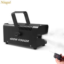 Fogger Ejector 400W Smoke Machine Wireless Remote Control For Party Christmas Halloween and Wedding Disinfection Fog Y201015