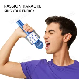 Neue Karaoke Bluetooth Wireless Microphone Handheld Mic USB Mini Home KTV Für Musik Lautsprecher Spieler HIFI Subwoofer Hight Qualität Dropship