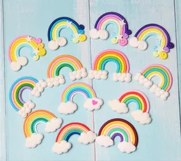 Craft Tools Symulacja Krem Materiał Miękki Ceramika Rainbow Cloud Kolorowe Mikro Krajobrazy Ocean Butelka Krajobraz Ornament 45mm
