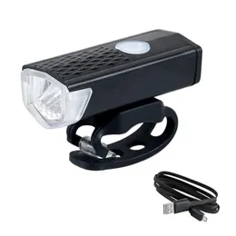 Bike Lights Bicycle Light USB LED Rechargeable Set Mountain Cycle Front Back Headlight Lamp