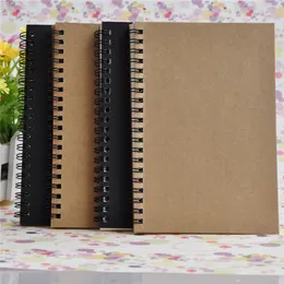 Kraft Cover Notebook Journal Blank Notepads Diary Notebook Planner with Unlined Paper for Travelers 2 Sizes