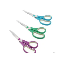 Other Office School Supplies 8" Multipurpose Scissors Bulk 3-pack Ultra Sharp Blade Shears Comfort-grip Handles Sturdy Sharp Sciss sqccHd sports2010