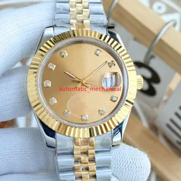 2023 Top Rose Dial Lady Watch 31mm 278273 Rostfritt stål Diamond Bezel Automatic Mechanica Sapphire Womens armbandsur AR248