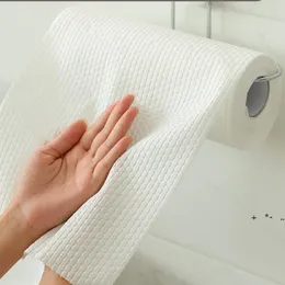 50st / rulle multifunktions disponibla köksdukrullar Rengöringsdukar Scouring Pads Dish Handdukar Rengöringsdukar Washcloths RRB13648