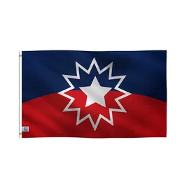 Bandiera Juneteenth 150x90cm Banner 3x5 ft Poliestere 100D Stampa digitale Uso esterno per interni Appeso, spedizione gratuita